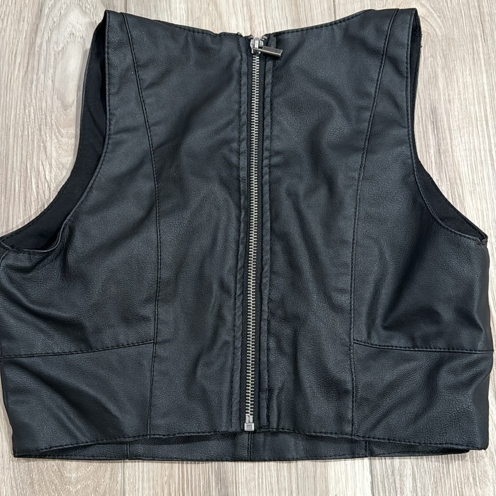 PU Leather Top - Picture 5 of 5